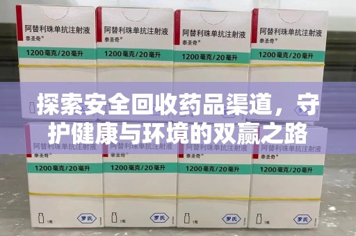 荆州探索安全回收药品渠道，守护健康与环境的双赢之路
