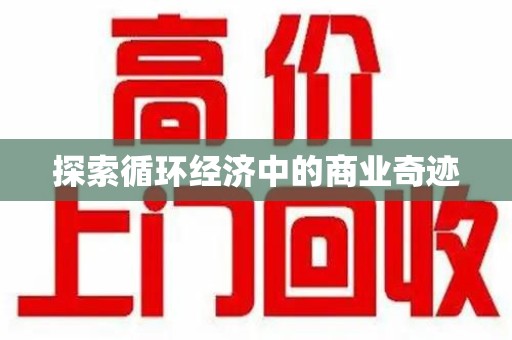 荆州探索循环经济中的商业奇迹
