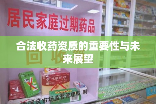 荆州合法收药资质的重要性与未来展望