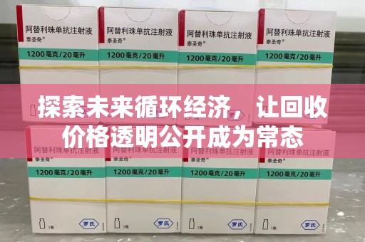 荆州探索未来循环经济，让回收价格透明公开成为常态